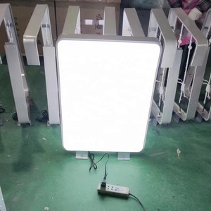 ZZFY cubierta en blanco 12V LED impermeable publicidad <span class=keywords><strong>caja</strong></span> <span class=keywords><strong>de</strong></span> <span class=keywords><strong>luz</strong></span> 40x40cm 50x50cm 60x60cm tamaños personalizables interior/exterior aluminio - Product Image 5