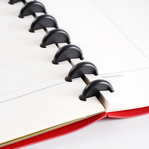 Hạnh Phúc kế hoạch B5 Expander Nhẫn Kim Loại Đĩa nấm A5/A6 cho FSC xoắn ốc PP Tạp Chí/Nhật ký vải in Loose-Leaf Hộp quà tặng - Product Image 5