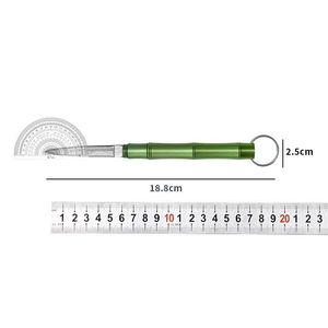 Couteau miniature en bambou Hirotsugu vert, couteau à thé portable, outil multifonctionnel pour l'extérieur avec porte-clés - Product Image 5