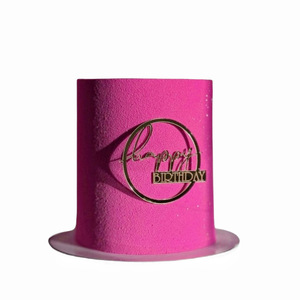 Decoración de Pastel Acrílica con Miel y Dulzura, Adorno Redondo y Cuadrado para Pastel de Cumpleaños, Estilo Moderno para Fiestas - Product Image 5