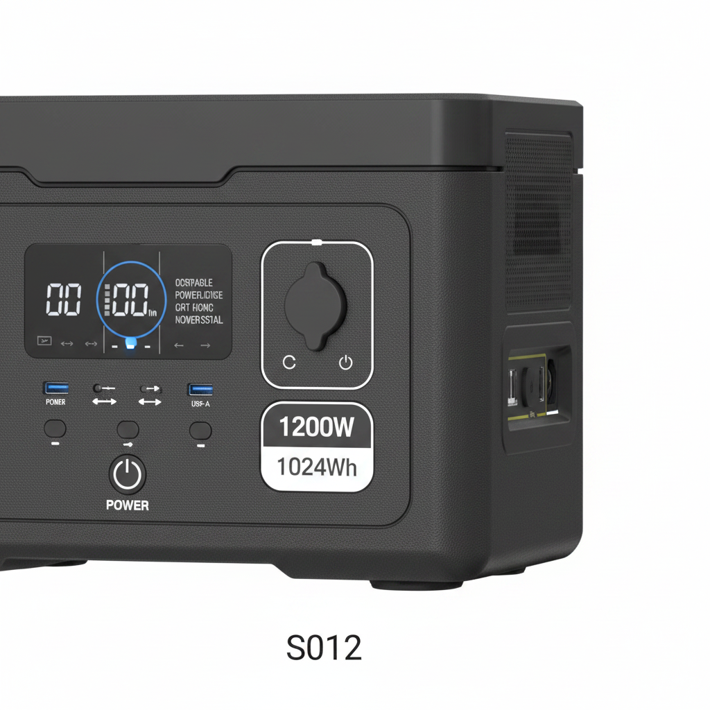 1200W Portable Power Station 992Wh LiFePO4 Battery Solar Generator Backup Power for Home Outdoor Travel · image 5