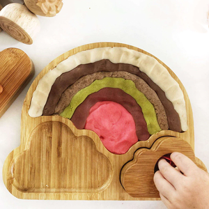 Set Piatto <span class=keywords><strong>e</strong></span> Cucchiaio per Bambini Anyo in Bambù <span class=keywords><strong>e</strong></span> Silicone Ecologico con Base a Ventosa - Design Carino <span class=keywords><strong>e</strong></span> Resistente per Pasti <span class=keywords><strong>e</strong></span> Alimenti per Neonati - Product Image 3