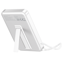 Chargeur sans fil magnétique 15W, batterie externe portable, un seul appareil. Batterie Li-Polymère Multifonctionnelle Réduit la Charge des Accessoires