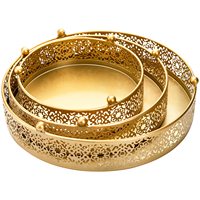 Support de buffet en acier inoxydable à 3 niveaux, présentoir de buffet en métal doré, support à gâteau de mariage pour gâteaux de mariage, table de desserts