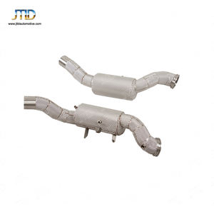 Sistema de Escape Completo Catback para <span class=keywords><strong>Maserati</strong></span> Levante SUV 3.0L <span class=keywords><strong>V6</strong></span> <span class=keywords><strong>Biturbo</strong></span>, Hecho de Acero Inoxidable T304, con Válvulas, para Mejora del Rendimiento - Product Image 4