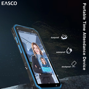 Appareil <span class=keywords><strong>de</strong></span> pointage portable Android 4+64G avec API SDK ouverte, multilingue, reconnaissance faciale, RFID, QR, IP67 et batterie amovible pour le contrôle d'accès mobile - Product Image 1