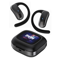 Headphone Nirkabel OWS YW21 Layar Sentuh Penuh Warna, Efek Suara HiFi, Panggilan HD, Peredam Kebisingan ENC