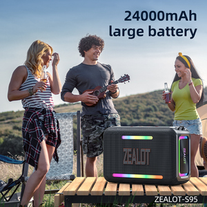 Zealot <span class=keywords><strong>S95</strong></span> 120W loa không dây với 2 micro IPX6 loa chống thấm nước với RGB ánh sáng, tùy chỉnh EQ, TWS loa cho ngoài trời - Product Image 5