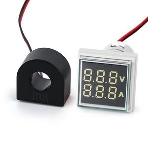 고품질 LED 디지털 패널 미터 미니 전압계 전류계, AC/DC 전원 공급 장치 전압 측정용 녹색 디스플레이 22mm - Product Image 2