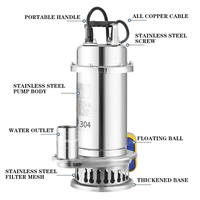 QY usine prix industriel en acier inoxydable pompe chimique submersible eau clarifiée trois Options
