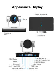 Caméra PTZ NDI 4K 60fps avec suivi automatique IA 25X, caméra de diffusion en direct SDI IP PoE pour événements religieux, éducatifs et cultuels - Product Image 5