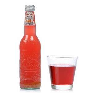 Jugo de Frutas y Verduras Cítricas Orgánicas Galvanina - Botella de 0.35 L, Paquete de 12 - Sabores Mandarina y Higo - Product Image 1