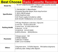 Perekam Kaset Vintage M-71U Pemutar Radio FM AM SW1-2 DSP USB Mp3 Perekam & Pemutar Kaset