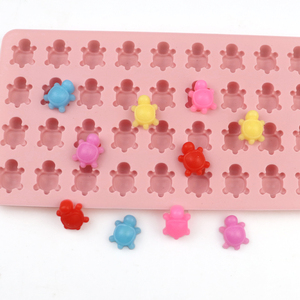 631 Nhà Máy Miễn Phí Mẫu 36 Khoang Rùa Hình Dạng Silicone Sô Cô La Khuôn Thạch Khuôn Handmade Biscuit Khuôn Tự Làm Keo nhỏ giọt - Product Image 1