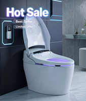 Inodoro Inteligente de Cerámica Automático, con Asiento Calefactable, Bidé y Control Remoto, Venta al Por Mayor de Fábrica OEM