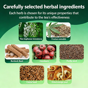 Té Herbal Purificador de Sangre OEM, Mezcla Natural Detox para la Salud Sanguínea, Vegano, Sin OMG, Orgánico USDA, Espino Blanco, 10 Bolsitas de Té de 4g Cada Una - Product Image 4