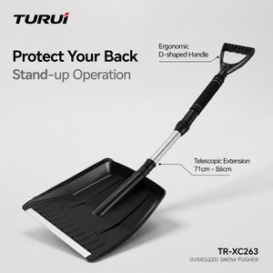 Pelle à neige surdimensionnée TURUI TR-XC263 avec manche télescopique en aluminium pour le nettoyage des voitures en hiver, outil d'entretien pour SUV et camions - Product Image 6