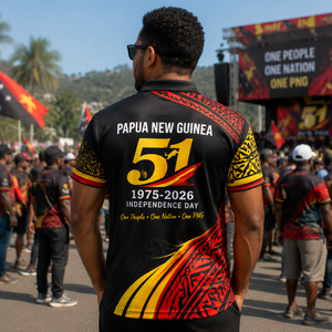 เสื้อโปโลงานเฉลิมฉลองวันชาติแบบสั่งทำพิเศษ พิมพ์ลาย PNG สำหรับงานวันประกาศอิสรภาพ ชุดยูนิฟอร์มงานวัฒนธรรมแบบซับลิเมชั่นเต็มตัว - Product Image 2