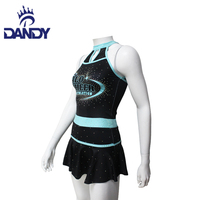 Cheerleading pratique porter personnalisé brillant Bling exercice Train Cheer débardeurs et shorts pour les filles