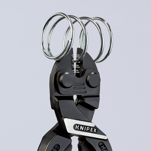 KNIPEX 71 01 160 Alicates de corte de doble palanca CoBolt S con revestimiento de plástico negro 160 mm - Product Image 4