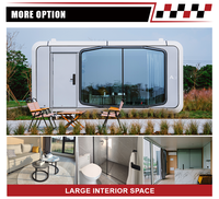 Cammi House – Maison conteneur de luxe en acier, capsule spatiale, moderne, étanche, contemporaine, petite maison pour villa, chambre et complexe hôtelier
