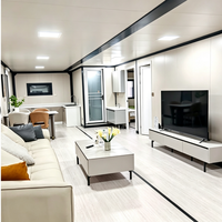 Mini-villas de luxe modernes, résidences préfabriquées prêtes à l'emploi, appartements modulaires avec salles de bain, maisons conteneurs