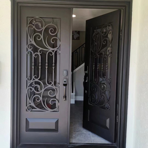 Porte <span class=keywords><strong>in</strong></span> ferro battuto porte esterne <span class=keywords><strong>in</strong></span> acciaio di sicurezza - Product Image 1