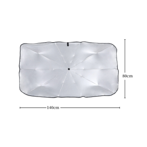 ร่มบังแดดสำหรับบังแดดรถยนต์แบบพับได้ร่มกันลมแบบสากล - Product Image 3