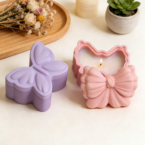 Moule en silicone pour bougie en forme de nœud papillon, moule décoratif DIY pour plâtre, résine et diffuseur d'arômes - Product Image 4
