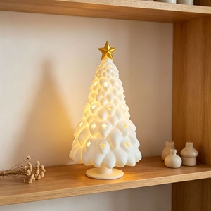 Ornement décoratif de Noël en PLA imprimé en 3D, abat-jour lumineux, petit centre de table fait main DIY - Product Image 3