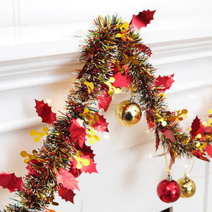 Cintas Decorativas Navideñas, Guirnaldas de Oropel para Árboles de Navidad, Decoraciones para Ventanas, Arreglos para Restaurantes, Guirnaldas Decorativas para Paredes - Product Image 2