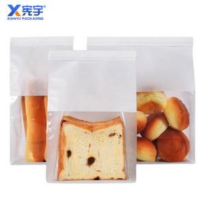 Commercio all'ingrosso eco-Friendly pane di cottura sacchetti di carta Kraft di imballaggio composito sacchetti di cibo per biscotti <span class=keywords><strong>Toast</strong></span> panini - Product Image 2