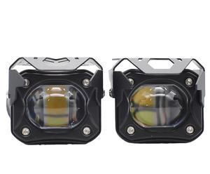 Phare de travail flexible à Led Flash blanc <span class=keywords><strong>et</strong></span> <span class=keywords><strong>jaune</strong></span> Accessoires pour scooter Feux auxiliaires externes Phares de moto universels - Product Image 2