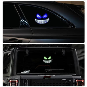 ไฟหน้า LED ดีไซน์ใหม่ลายปีศาจน้อย แผงเมทริกซ์ จอแสดงผลแบบนุ่ม ตกแต่งหน้าต่าง ยืดหยุ่น กันน้ำ 12V 5W สำหรับรถบรรทุกและรถยนต์ - Product Image 6