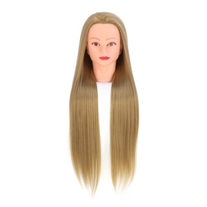 Cabeza <span class=keywords><strong>de</strong></span> Maniquí <span class=keywords><strong>de</strong></span> Peluquería para Prácticas <span class=keywords><strong>de</strong></span> Trenzado y <span class=keywords><strong>Corte</strong></span> <span class=keywords><strong>de</strong></span> Cabello Sintético, <span class=keywords><strong>Muñeca</strong></span> <span class=keywords><strong>de</strong></span> Peluquería Profesional para Estilismo y Entrenamiento <span class=keywords><strong>de</strong></span> Barbería - Product Image 3