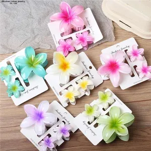 Bán buôn mùa hè biển lấy cảm hứng từ vẻ đẹp Phụ Kiện Set 3 nhựa hoa trứng BOW TIE Clips cho cô gái phụ nữ trong bắt mắt bao bì - Product Image 3