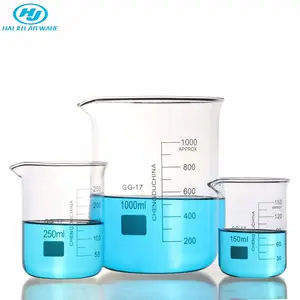 HAIJU LAB-vaso de cristal a prueba de calor, suministros para investigación de laboratorio, 5ml ~ 10L, varios estilos