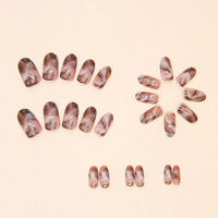 Accessoires de décoration pour l'art des ongles de premier rang, faux ongles en marbre, faux ongles à presser, lot de 24