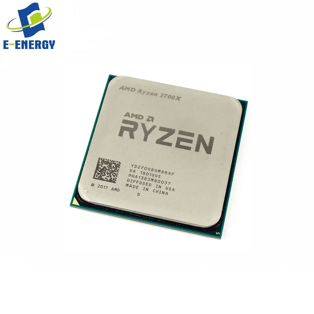 AMD 7 2700X YD270XBGM88AF 8 Core CPU เดสก์ท็อป