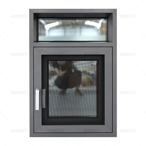 Wärme bruch flügel-und Kippfenster Energie effiziente isolierte Rahmen mit doppelter Dreifach verglasung zur Wärme isolierung - Product Image 5