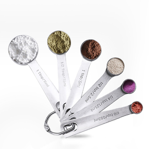 Wholesale 5/6/9-Pieces Heavy Duty Stainless Steel <b>Small</b> Tablespoon Measuring <b>Spoons</b> Set for Dry Ingredients - Product Image 1