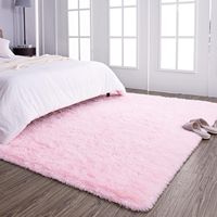 Tapis en peluche à poils longs pour chambre et salon, style Instagram, tapis de chevet, pour vitrine, tapis de sol compact pour la maison, entièrement couvrant, fabriqué à la machine