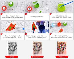 Pintura digital DIY por números paintboy 40 50 pintura por números pintura sobre lienzo principiantes pintura por números caballos - Product Image 6