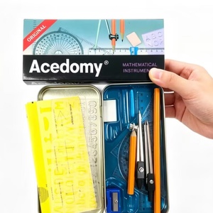 Meilleures ventes sur le marché nigérian : Ensemble de géométrie Acedomy 13 pièces de haute qualité avec compas, gomme et taille-crayon pour dessiner des cercles - Product Image 3