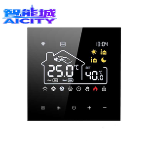 Termostato Inteligente WiFi Tuya para HVAC, Panel de Control Central 2 en 1 para Aire Acondicionado y Calefacción por Suelo Radiante, para Hogar Inteligente - Product Image 1