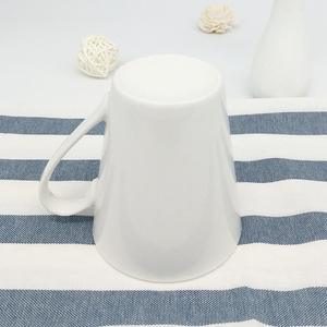 <span class=keywords><strong>Mug</strong></span> en céramique blanc personnalisé amusant et <span class=keywords><strong>pas</strong></span> <span class=keywords><strong>cher</strong></span> de 12 oz avec poignée, vaisselle de dîner tendance - Product Image 6