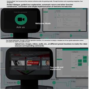 Robot <span class=keywords><strong>de</strong></span> recepción mejorado 2025: conserje humanoide para recepción <span class=keywords><strong>de</strong></span> hotel, Vestíbulo <span class=keywords><strong>de</strong></span> negocios con soporte en varios idiomas - Product Image 4