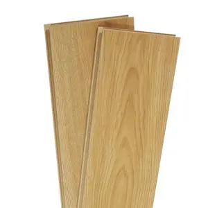 HengXin sampel gratis persediaan pabrik warna-warni olahraga lantai kayu Maple kayu Solid lantai kayu keras untuk Gym