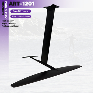 High Aspect Carbon Hydrofoil Set ART PRO 1201 for Early Lift Low Stall Endless Glide Downwind Pump <b>Surf</b> Ocean Riding Performance - Product Image 3