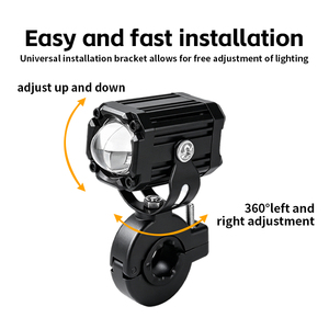Motorcycle Spotlights Led Headlight Strobe Mini Driving Lights Work Light Fog Lamp DRL Bulb for Car Truck SUV ATY - Product Image 4